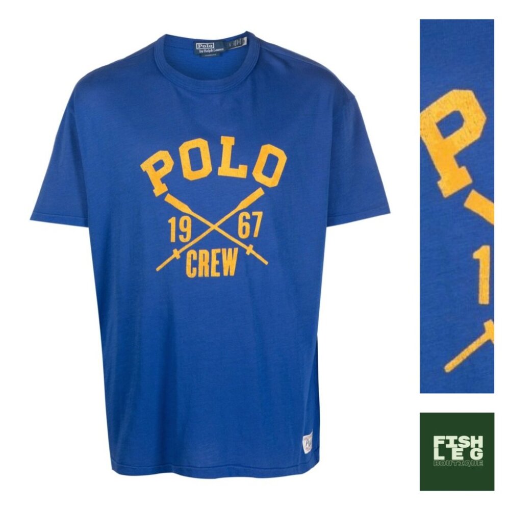 Polo Ralph Lauren | "Polo Crew 1969" Graphic T-Shirt - Sz S / Royal Blue